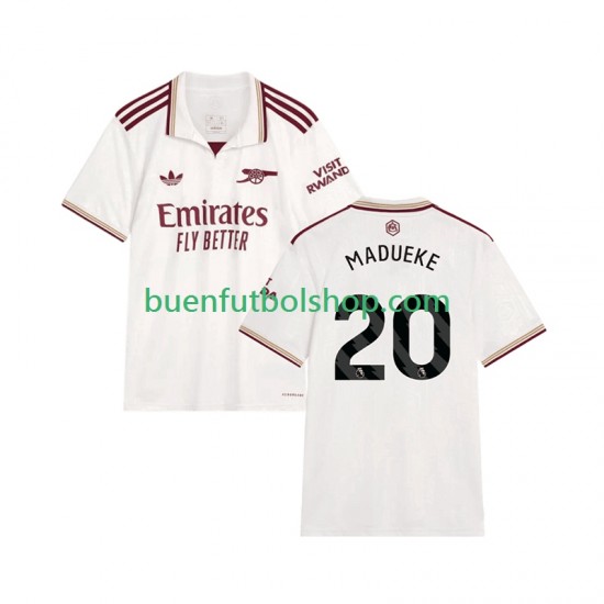 Camiseta de Fútbol Arsenal Noni Madueke 20 2025-2026 Tercera Equipación Manga Corta Hombre
