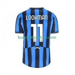 Camiseta de Fútbol Atalanta Ademola Lookman 11 2025-2026 Primera Equipación Manga Corta Hombre Camiseta de Fútbol Atalanta Ademola Lookman 11 2025-2026 Primera Equipación Manga Corta Hombre