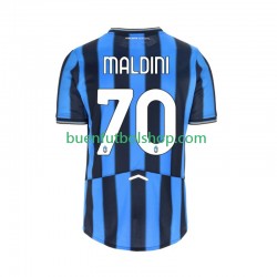Camiseta de Fútbol Atalanta Daniel Maldini 70 2025-2026 Primera Equipación Manga Corta Hombre Camiseta de Fútbol Atalanta Daniel Maldini 70 2025-2026 Primera Equipación Manga Corta Hombre