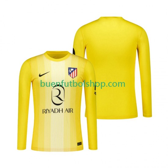 Camiseta de Fútbol Atlético Madrid Portero 2025-2026 Primera Equipación Manga Larga Hombre