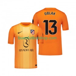Camiseta de Fútbol Atlético Madrid Portero Jan Oblak 13 2025-2026 Tercera Equipación Manga Corta Hombre
