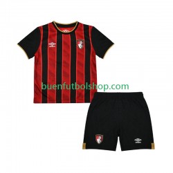 Camiseta de Fútbol BOURNEMOUTH 2025-2026 Primera Equipación Manga Corta Niño