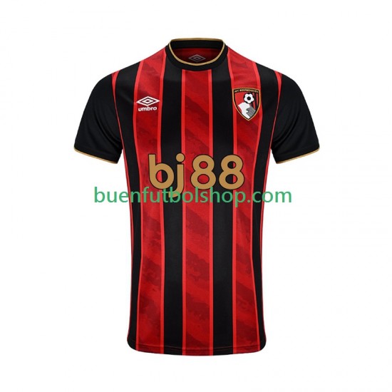 Camiseta de Fútbol BOURNEMOUTH 2025-2026 Primera Equipación Manga Corta Hombre