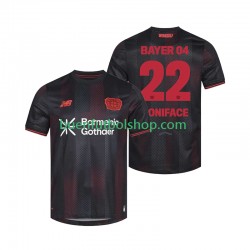 Camiseta de Fútbol Bayer 04 Leverkusen Victor Boniface 22 2025-2026 Primera Equipación Manga Corta Hombre