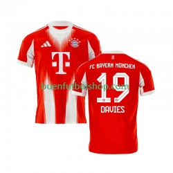 Camiseta de Fútbol Bayern de Múnich Alphonso Davies 19 2025-2026 Primera Equipación Manga Corta Hombre