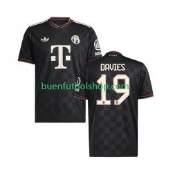 Camiseta de Fútbol Bayern de Múnich Alphonso Davies 19 2025-2026 Tercera Equipación Manga Corta Hombre