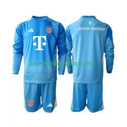 Camiseta de Fútbol Bayern de Múnich Portero 2025-2026 Tercera Equipación Manga Larga Niño