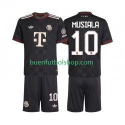 Camiseta de Fútbol Bayern de Múnich Jamal Musiala 10 2025-2026 Tercera Equipación Manga Corta Niño