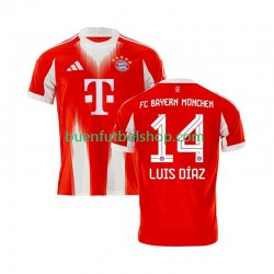 Camiseta de Fútbol Bayern de Múnich Luis Diaz 14 2025-2026 Primera Equipación Manga Corta Hombre