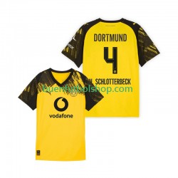 Camiseta de Fútbol Borussia Dortmund Nico Schlotterbeck 4 2025-2026 Primera Equipación Manga Corta Hombre