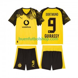 Camiseta de Fútbol Borussia Dortmund Serhou Guirassy 9 2025-2026 Primera Equipación Manga Corta Niño