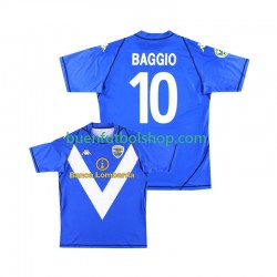 Camiseta de Fútbol Brescia Calcio Baggio 10 Retro 2003 2004 Primera Equipación Manga Corta Hombre