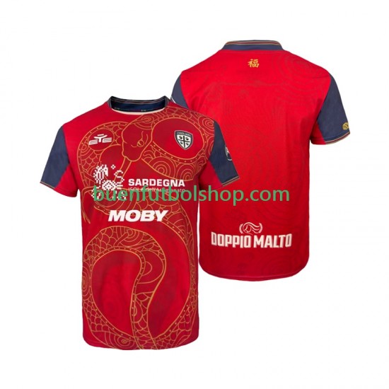 Camiseta de Fútbol Cagliari Special 2025-2026 Primera Equipación Manga Corta Hombre