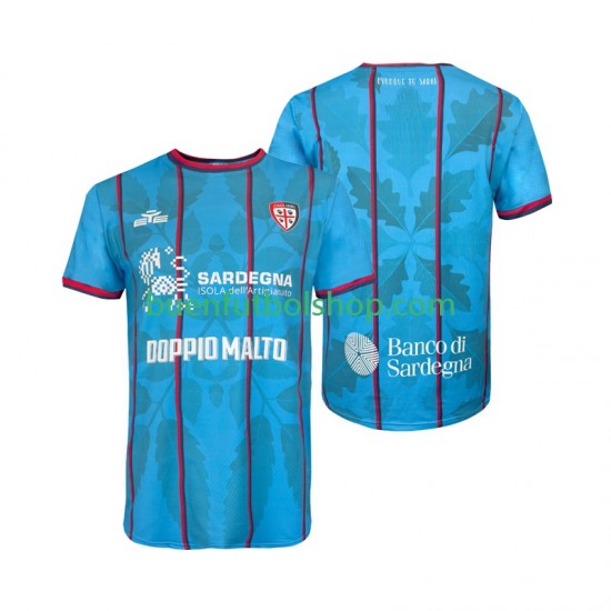 Camiseta de Fútbol Cagliari 2025-2026 Tercera Equipación Manga Corta Hombre