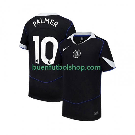 Camiseta de Fútbol Chelsea Cole Palmer 10 2025-2026 Tercera Equipación Manga Corta Hombre