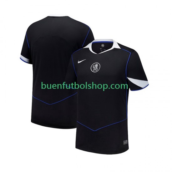 Camiseta de Fútbol Chelsea 2025-2026 Tercera Equipación Manga Corta Hombre