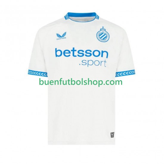 Camiseta de Fútbol Club Brugge 2025-2026 Segunda Equipación Manga Corta Hombre