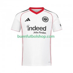 Camiseta de Fútbol Eintracht Frankfurt 2025-2026 Segunda Equipación Manga Corta Hombre