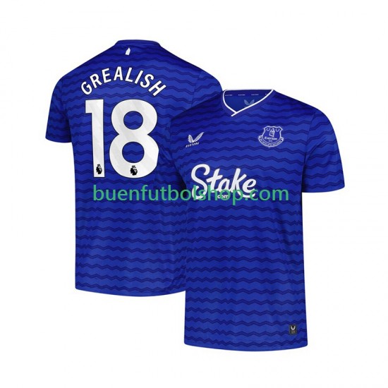 Camiseta de Fútbol Everton Jack Grealish 18 2025-2026 Primera Equipación Manga Corta Hombre