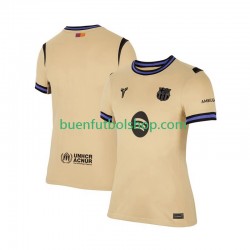 Camiseta de Fútbol FC Barcelona 2025-2026 Segunda Equipación Manga Corta para Mujer