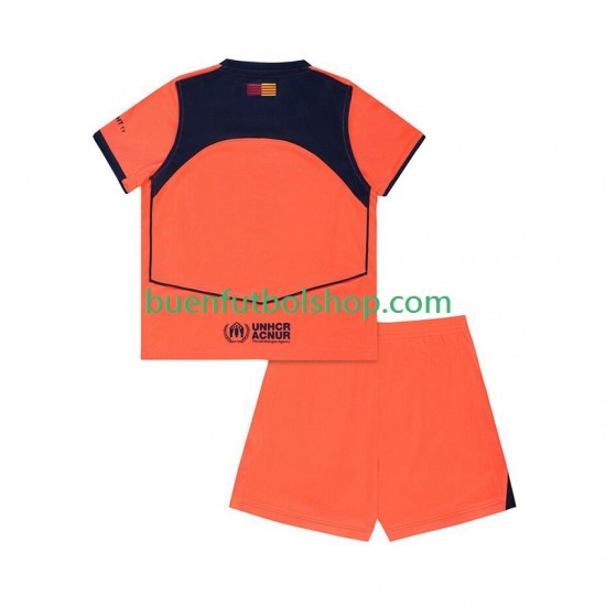 Camiseta de Fútbol FC Barcelona 2025-2026 Tercera Equipación Manga Corta Niño