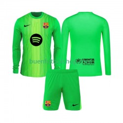 Camiseta de Fútbol FC Barcelona Portero 2025-2026 Primera Equipación Manga Larga Niño
