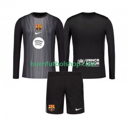 Camiseta de Fútbol FC Barcelona Portero 2025-2026 Tercera Equipación Manga Larga Niño Camiseta de Fútbol FC Barcelona Portero 2025-2026 Tercera Equipación Manga Larga Niño