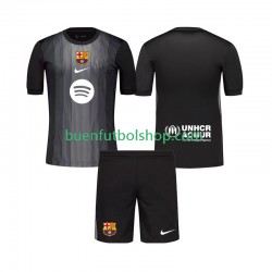 Camiseta de Fútbol FC Barcelona Portero 2025-2026 Tercera Equipación Manga Corta Niño Camiseta de Fútbol FC Barcelona Portero 2025-2026 Tercera Equipación Manga Corta Niño
