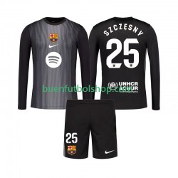 Camiseta de Fútbol FC Barcelona Portero Szczesny 25 2025-2026 Tercera Equipación Manga Larga Niño Camiseta de Fútbol FC Barcelona Portero Szczesny 25 2025-2026 Tercera Equipación Manga Larga Niño
