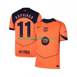 Camiseta de Fútbol FC Barcelona Raphinha 11 Champions League 2025-2026 Tercera Equipación Manga Corta Hombre