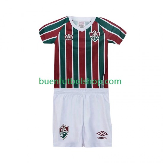 Camiseta de Fútbol Fluminense 2025-2026 Primera Equipación Manga Corta Niño