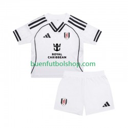 Camiseta de Fútbol Fulham 2025-2026 Primera Equipación Manga Corta Niño