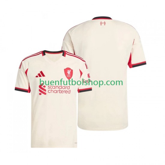 Camiseta de Fútbol Liverpool 2025-2026 Segunda Equipación Manga Corta Hombre