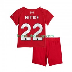 Camiseta de Fútbol Liverpool Hugo Ekitike 22 2025-2026 Primera Equipación Manga Corta Niño