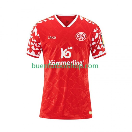 Camiseta de Fútbol Mainz 05 2025-2026 Primera Equipación Manga Corta Hombre
