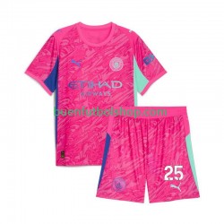 Camiseta de Fútbol Manchester City Portero Gianluigi Donnarumma 25 2025-2026 Segunda Equipación Manga Corta Niño