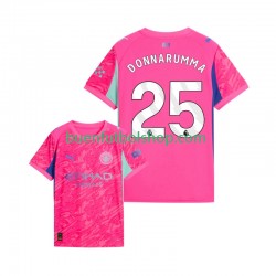 Camiseta de Fútbol Manchester City Portero Gianluigi Donnarumma 25 2025-2026 Segunda Equipación Manga Corta Hombre