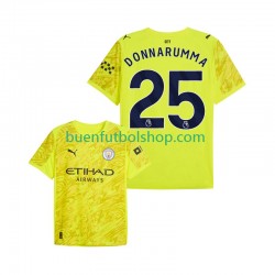 Camiseta de Fútbol Manchester City Portero Gianluigi Donnarumma 25 2025-2026 Tercera Equipación Manga Corta Hombre