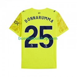Camiseta de Fútbol Manchester City Portero Gianluigi Donnarumma 25 2025-2026 Tercera Equipación Manga Corta Hombre