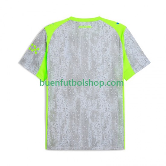 Camiseta de Fútbol Manchester City 2025-2026 Tercera Equipación Manga Corta Hombre