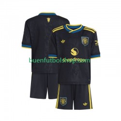 Camiseta de Fútbol Manchester United 2025-2026 Tercera Equipación Manga Corta Niño