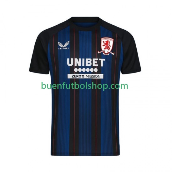 Camiseta de Fútbol Middlesbrough 2025-2026 Segunda Equipación Manga Corta Hombre