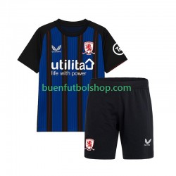 Camiseta de Fútbol Middlesbrough 2025-2026 Segunda Equipación Manga Corta Niño Camiseta de Fútbol Middlesbrough 2025-2026 Segunda Equipación Manga Corta Niño