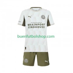 Camiseta de Fútbol PSV Eindhoven 2025-2026 Tercera Equipación Manga Corta Niño