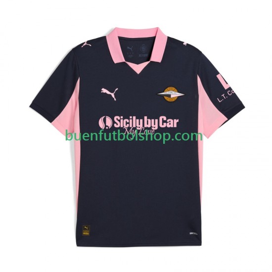 Camiseta de Fútbol Palermo 2024-2025 Segunda Equipación Manga Corta Hombre