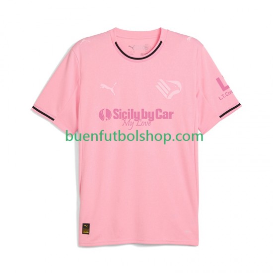 Camiseta de Fútbol Palermo 2024-2025 Primera Equipación Manga Corta Hombre