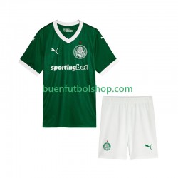 Camiseta de Fútbol Palmeiras 2025-2026 Primera Equipación Manga Corta Niño