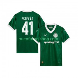 Camiseta de Fútbol Palmeiras Estevao 41 2025-2026 Primera Equipación Manga Corta Hombre