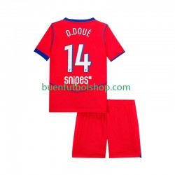 Camiseta de Fútbol Paris Saint-Germain Desire Doue 14 2025-2026 Tercera Equipación Manga Corta Niño