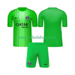 Camiseta de Fútbol Paris Saint-Germain Portero 2025-2026 Segunda Equipación Manga Corta Niño